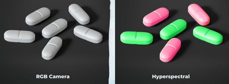 RGB Camera vs HSI - medicine