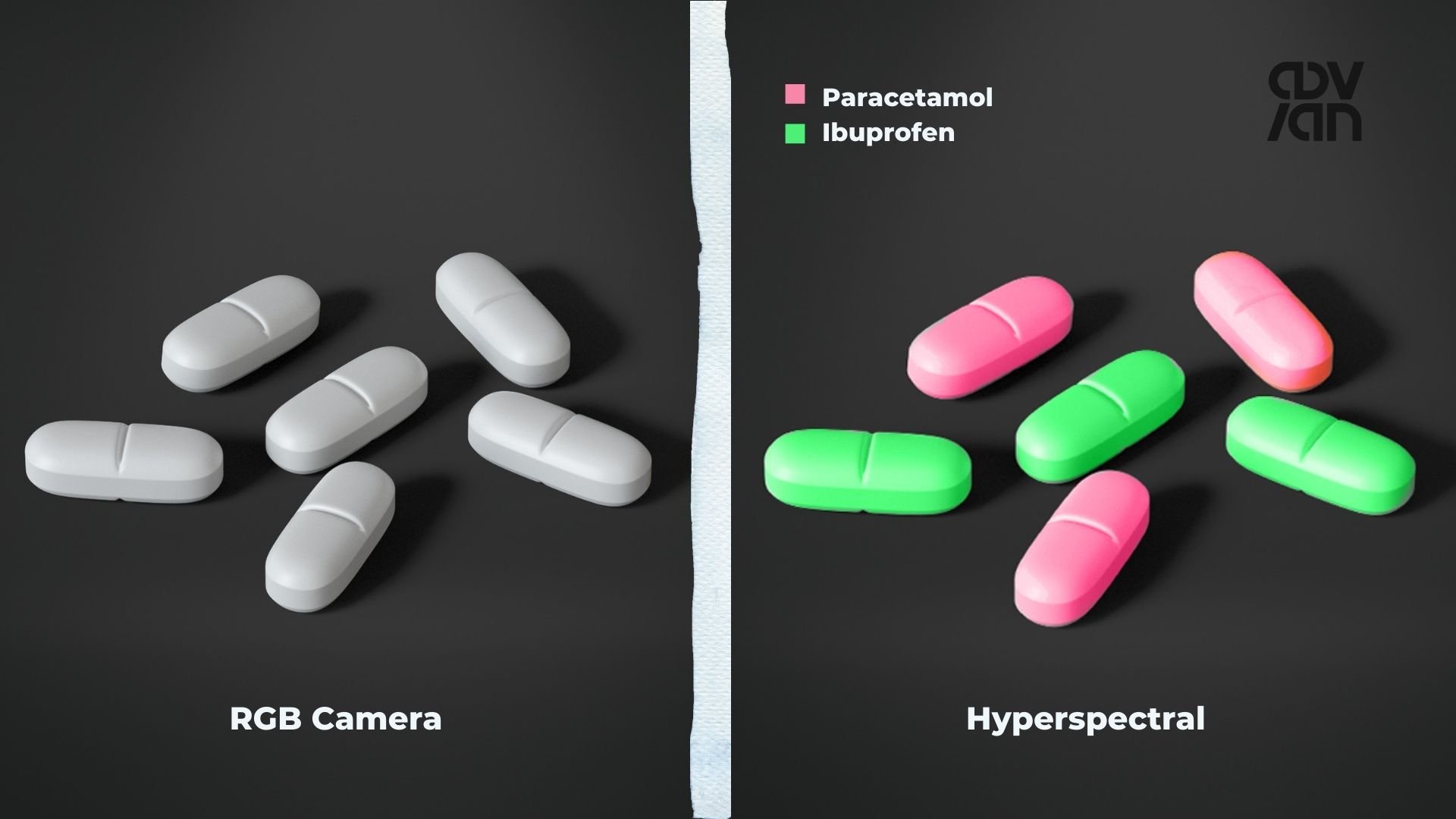 RGB Camera vs HSI - medicine
