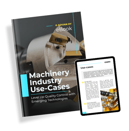 Machinery industry use-cases ebook mockup transparent