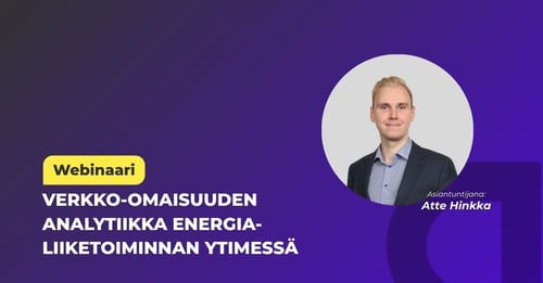 Webinaari: Verkko-omaisuuden analytiikka energialiiketoiminnan ytimessä