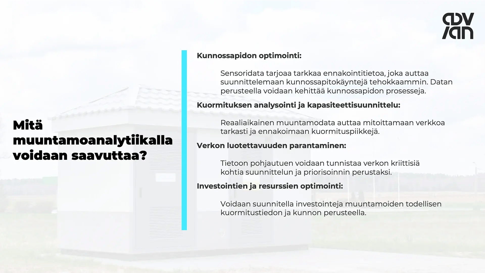 muuntamoanalytiikan hyödyt